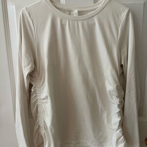 Zella by Nordstrom Long Sleeve Ruched Top